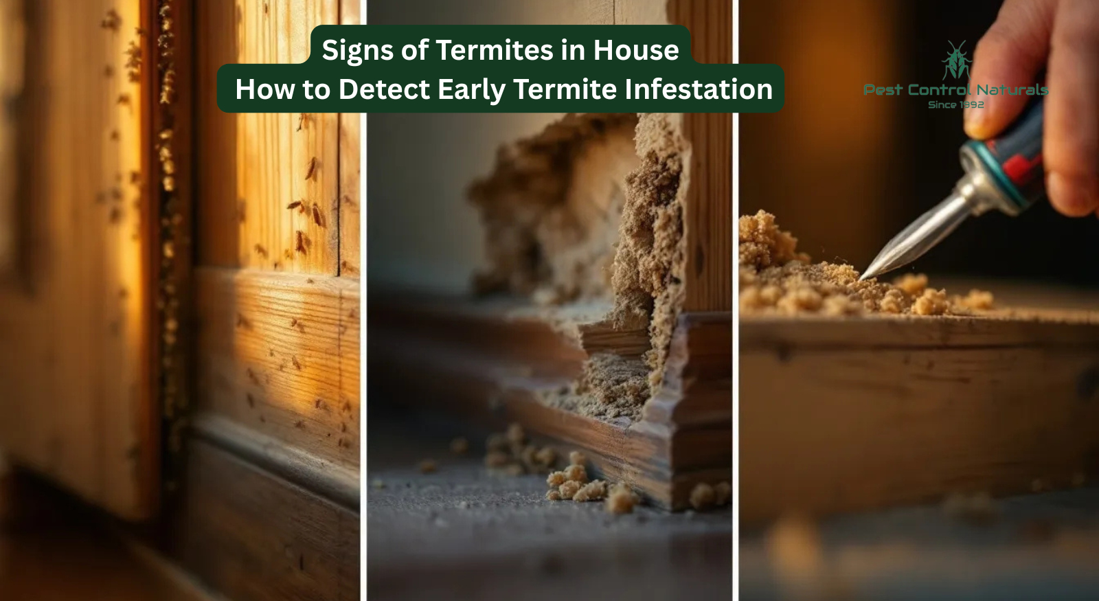 Signs of Termites in House: How to Detect Early Termite Infestation