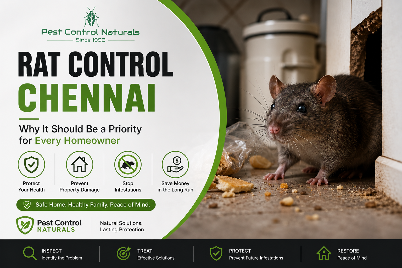 Why Rat Control Chennai Should Be a Priority for Every Homeowner